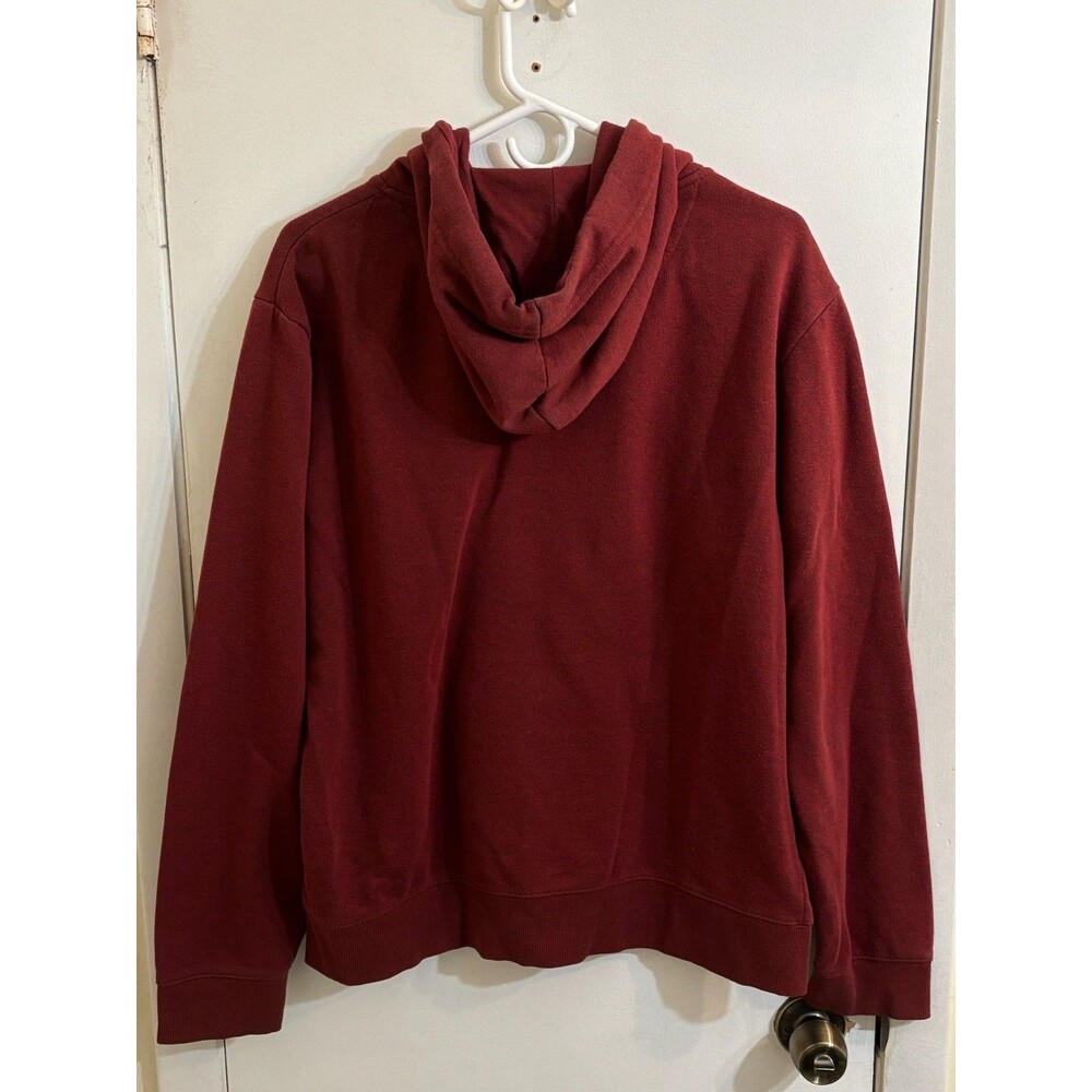 Men's Cotton On Pullover Drawstring Hoodie XL Red - Picture 2 of 3